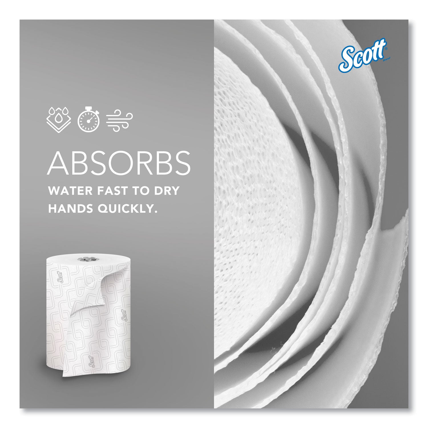 1 Ply - 1 3/4" Core - White - Paper - 6 / Case