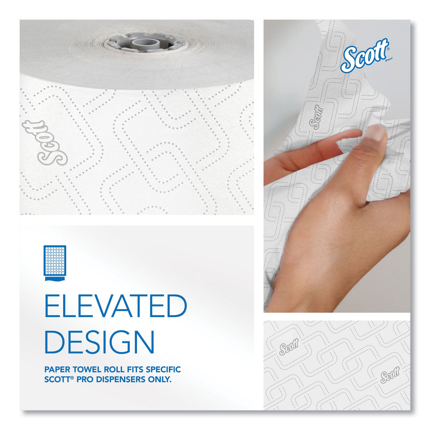 1 Ply - 1 3/4" Core - White - Paper - 6 / Case