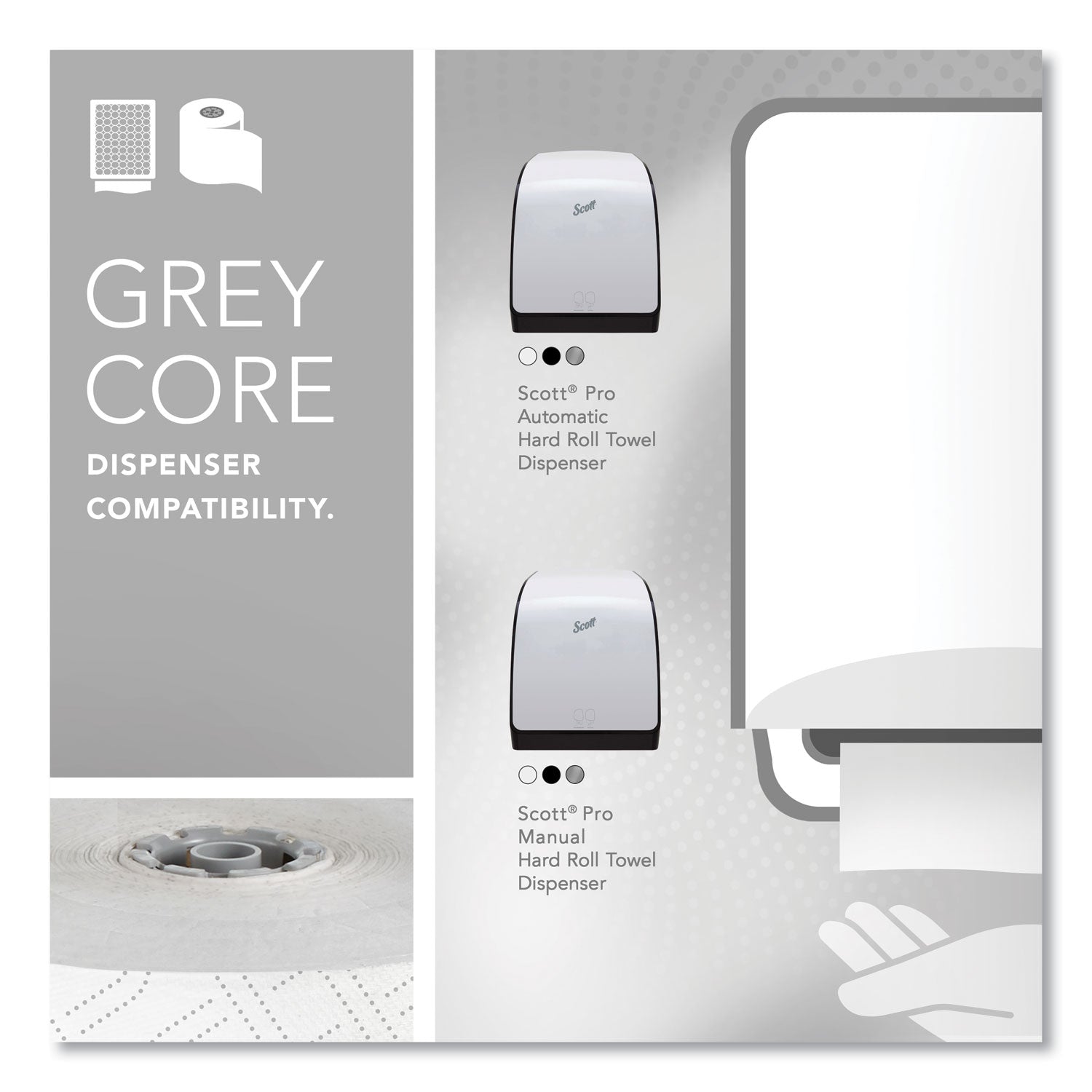1 Ply - 1 3/4" Core - White - Paper - 6 / Case
