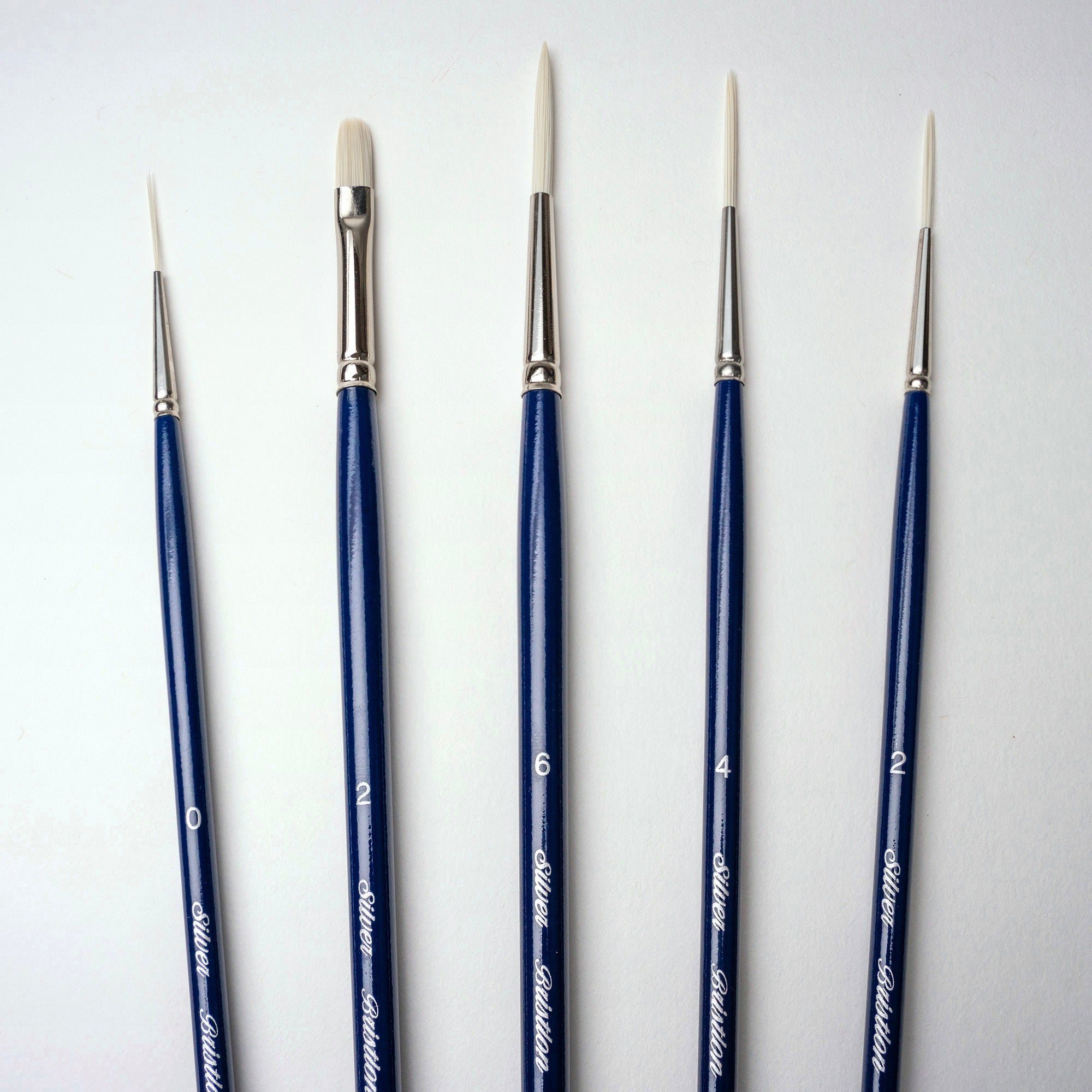 Bristlon Liner Brush Set, 5 Brushes