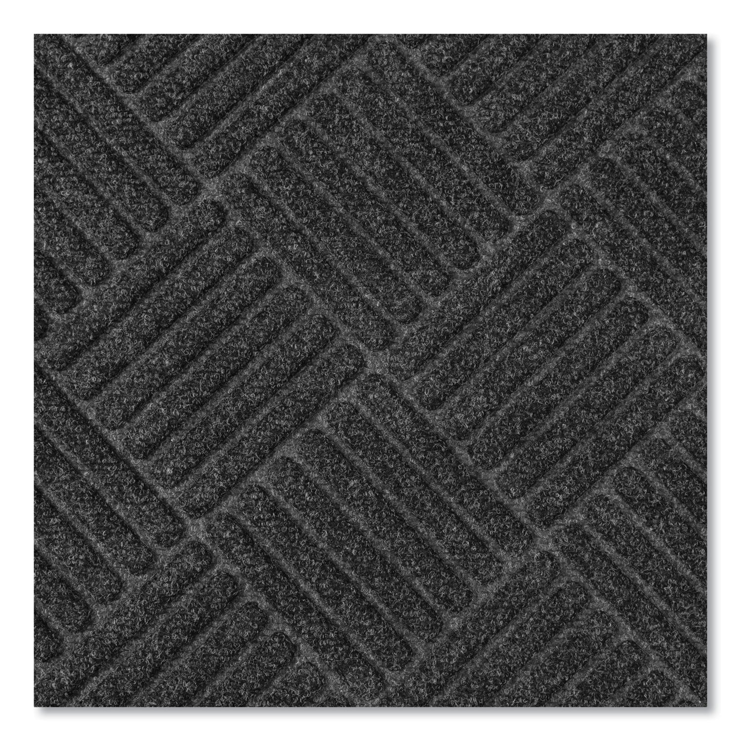 Ecomat Crosshatch Entry Mat, 36 x 60, Charcoal