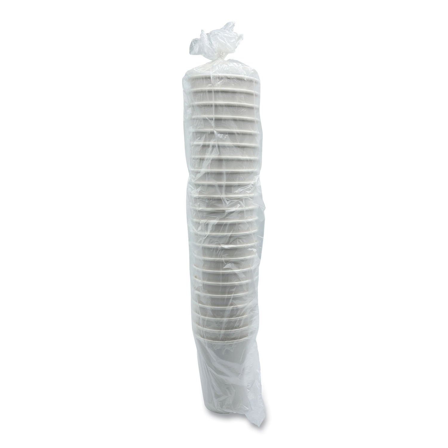 Paper Hot Cups, Double-Walled, 12 oz, White, 25/Pack