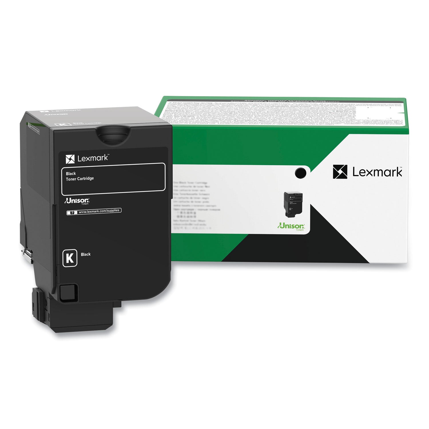 Lexmark Unison Original Standard Yield Black Laser Toner Cartridge, 1 Each, 7,000 Page Yield