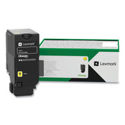 Lexmark Unison Original Standard Yield Yellow Laser Toner Cartridge, 1 Each, 7,000 Page Yield