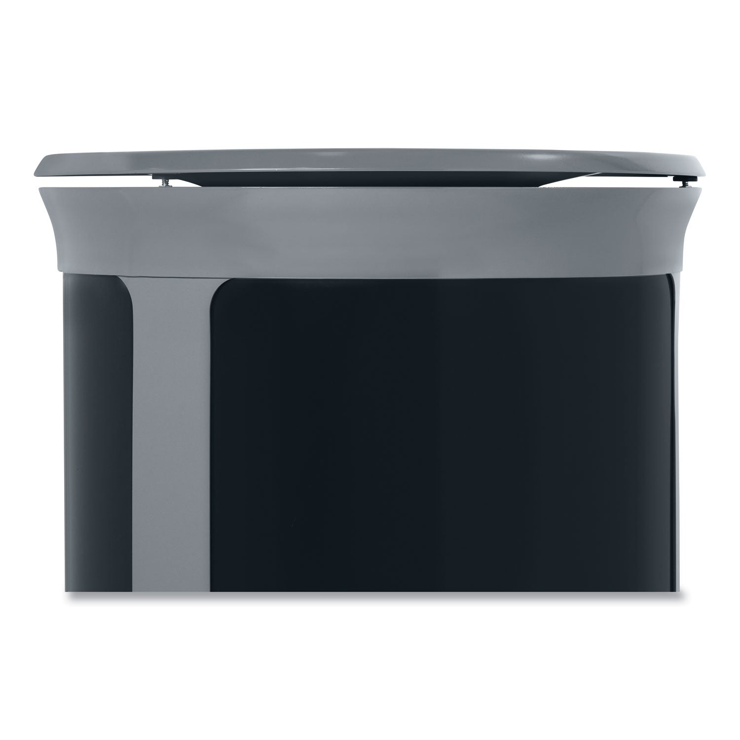 ENHANCE Series Waste Receptacle, 23 gal, Metal, Pearl Gray/Umbra Gray