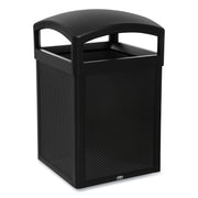 TAILOR Decorative Outdoor Waste Receptacle Frames, 41 gal, Metal, Black