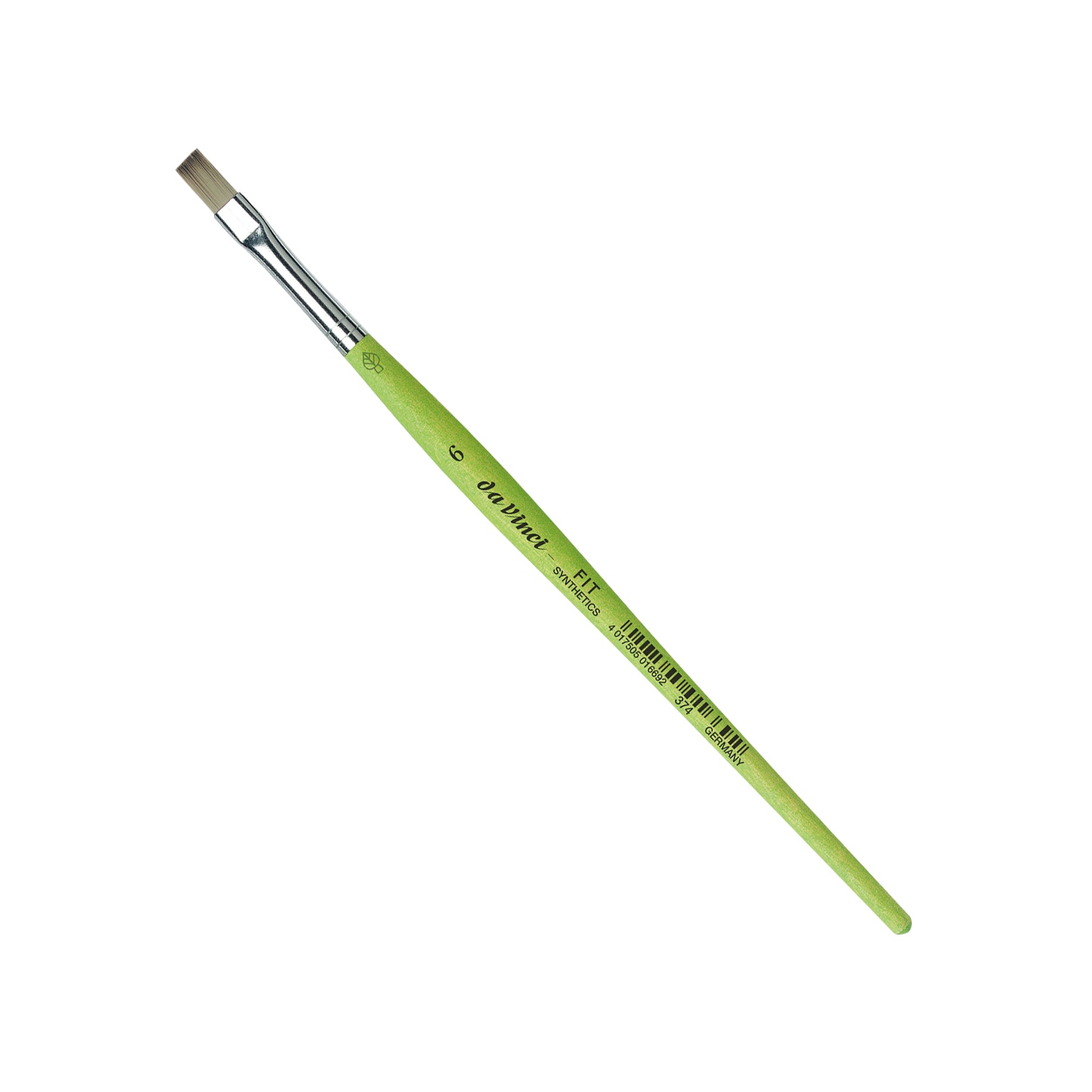 FIT Synthetics Student Brush, Synthetic, Acrylic & Tempera, Flat, Series 374, Size 6