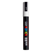 uni® POSCA PC-5M Water-Based Paint Markers, Reversible Medium Tip (1.8-2.5mm), White