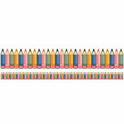 Diecut Pencils Deco Trim, 37 Feet