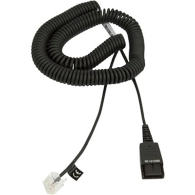 Coiled Mod Qd Cord With Rj 45