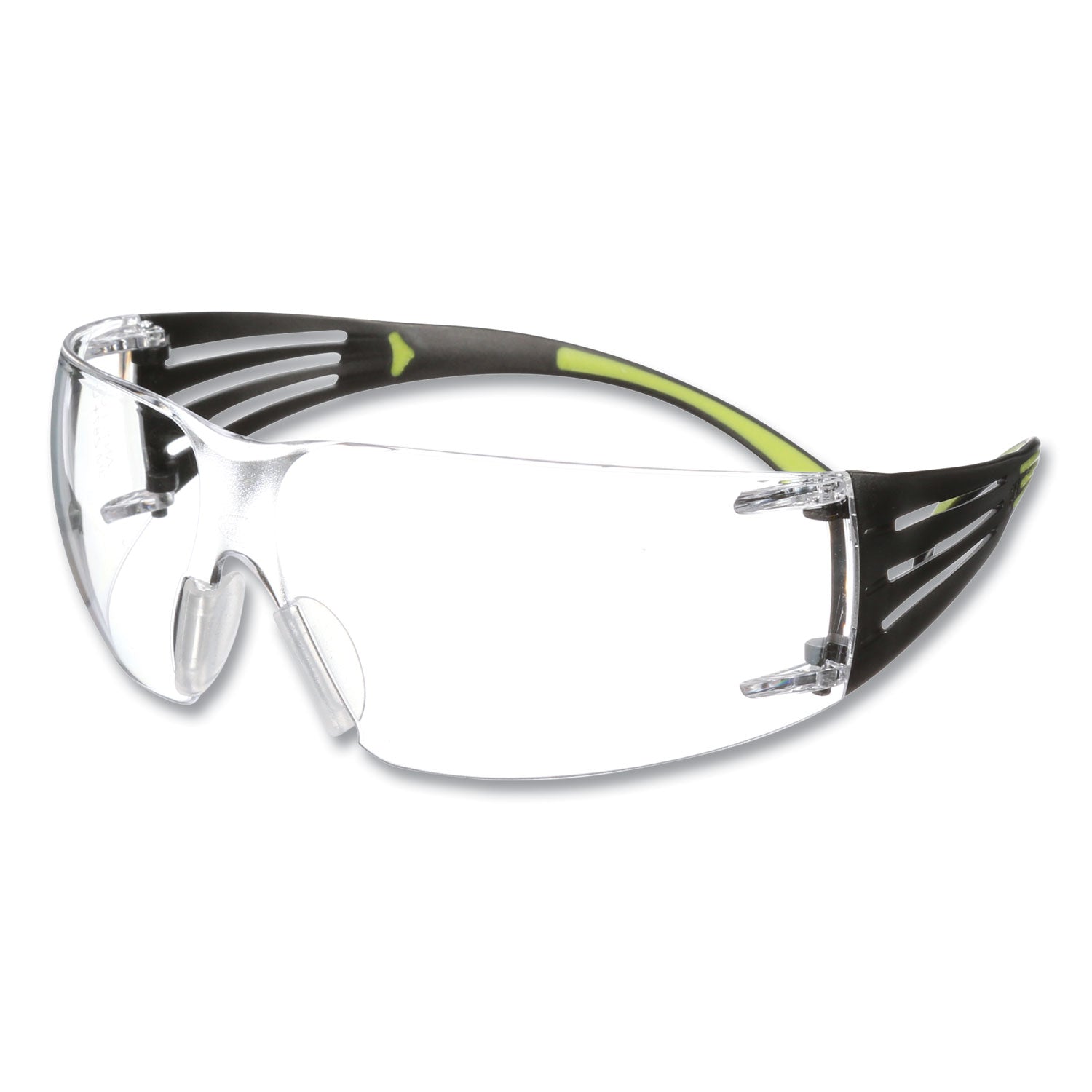 Ultraviolet Protection - Black - Clear Lens - Anti-fog, Lightweight, Nose Bridge, Frameless, Adjustable Nose-piece, Comfortable, Adjustable Temple, Self Adjustable Strap - 1 Each