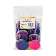 Circles - 2", 2400 ct, Bleeding Tissue