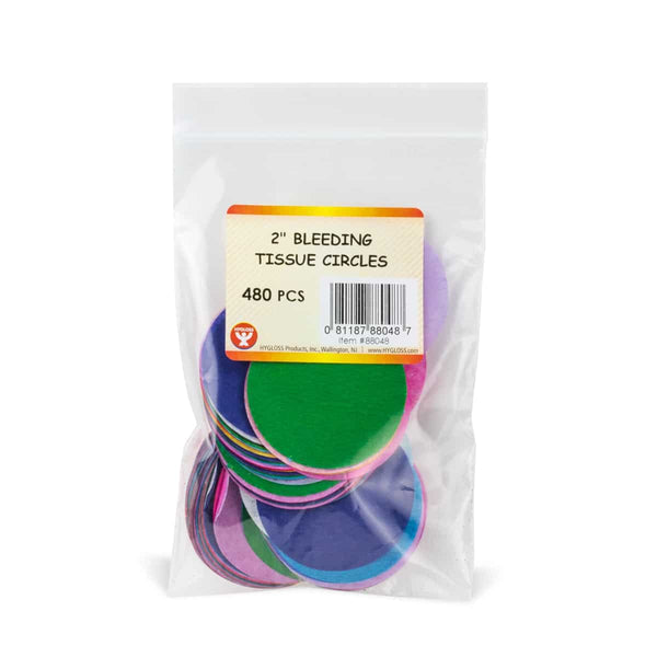 Circles - 2", 480 ct, Bleeding Tissue