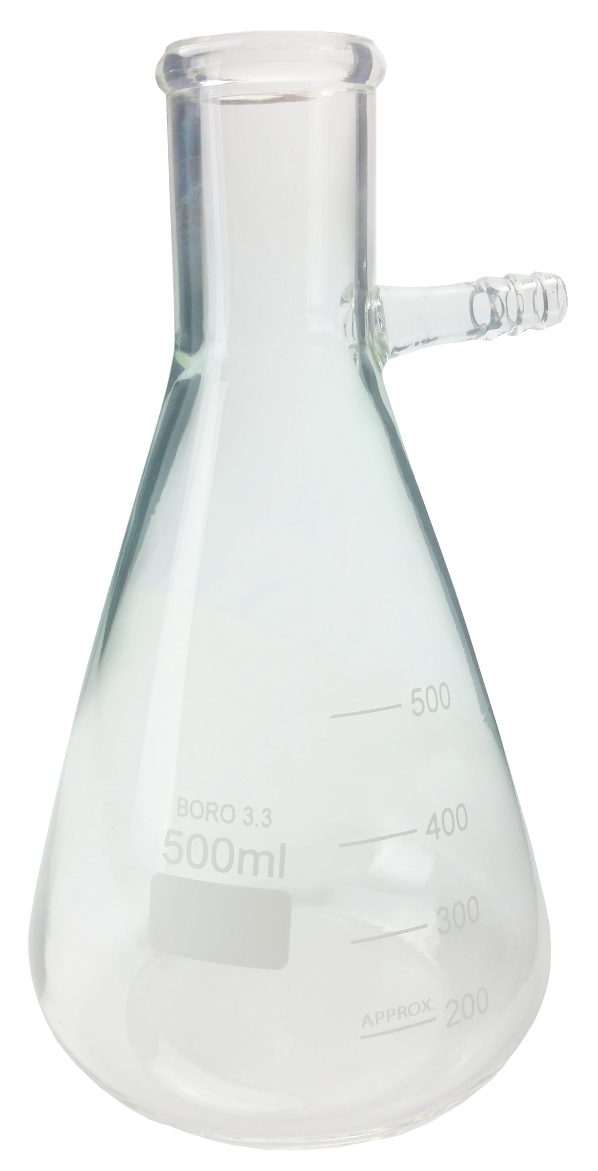 Flask, Filtering, Borosilicate Glass, 500ml, Pack of 12