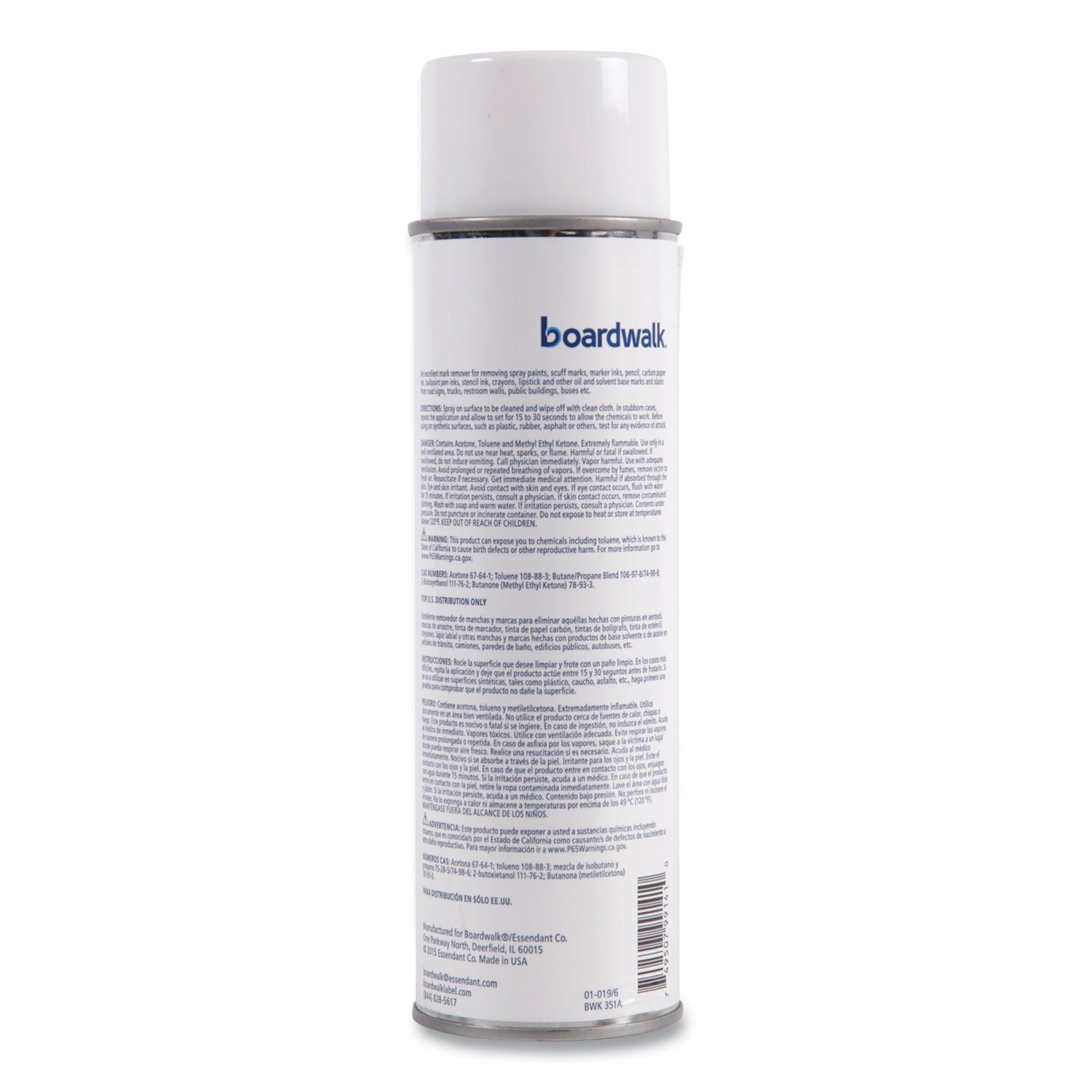 Vandalism Mark Remover, 15 oz Aerosol Spray, 12/Carton