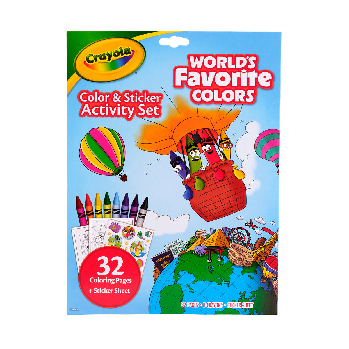 COLOR & STICKER ACTIVITY SET W/