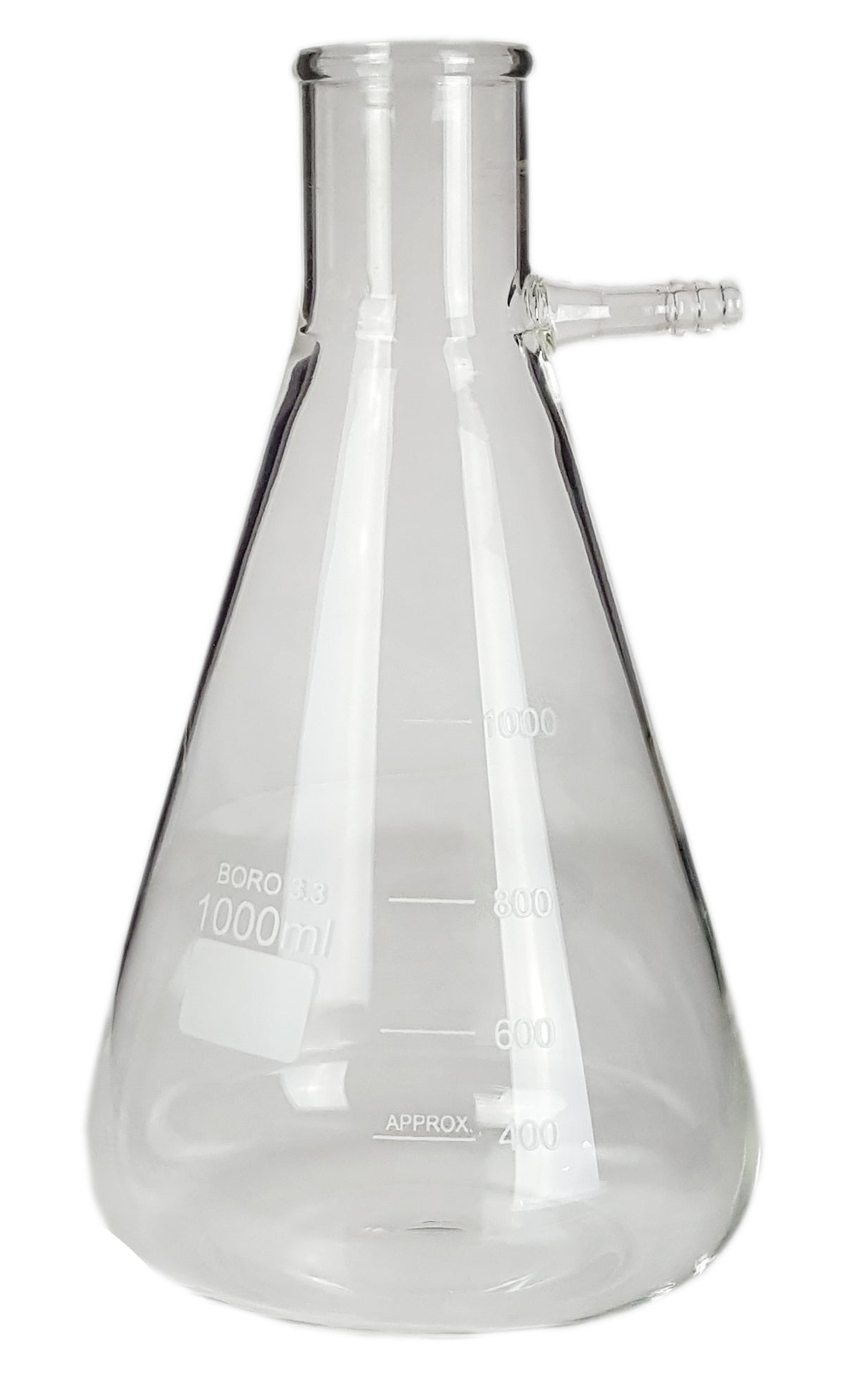 Flask, Filtering, Borosilicate Glass, 1000ml, Case of 24