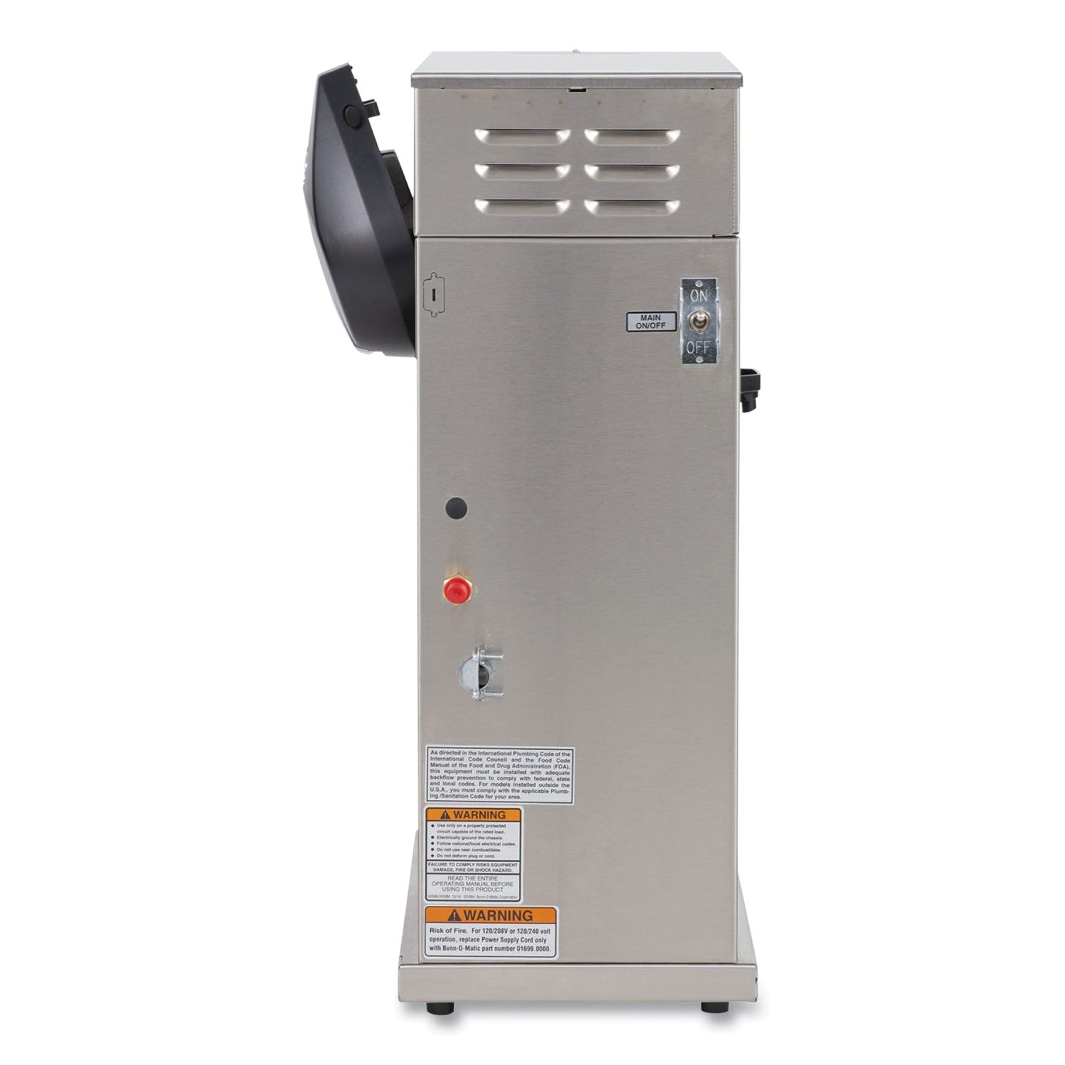 AXIOM DV-APS Airpot System, 12 Cups, Silver/Black