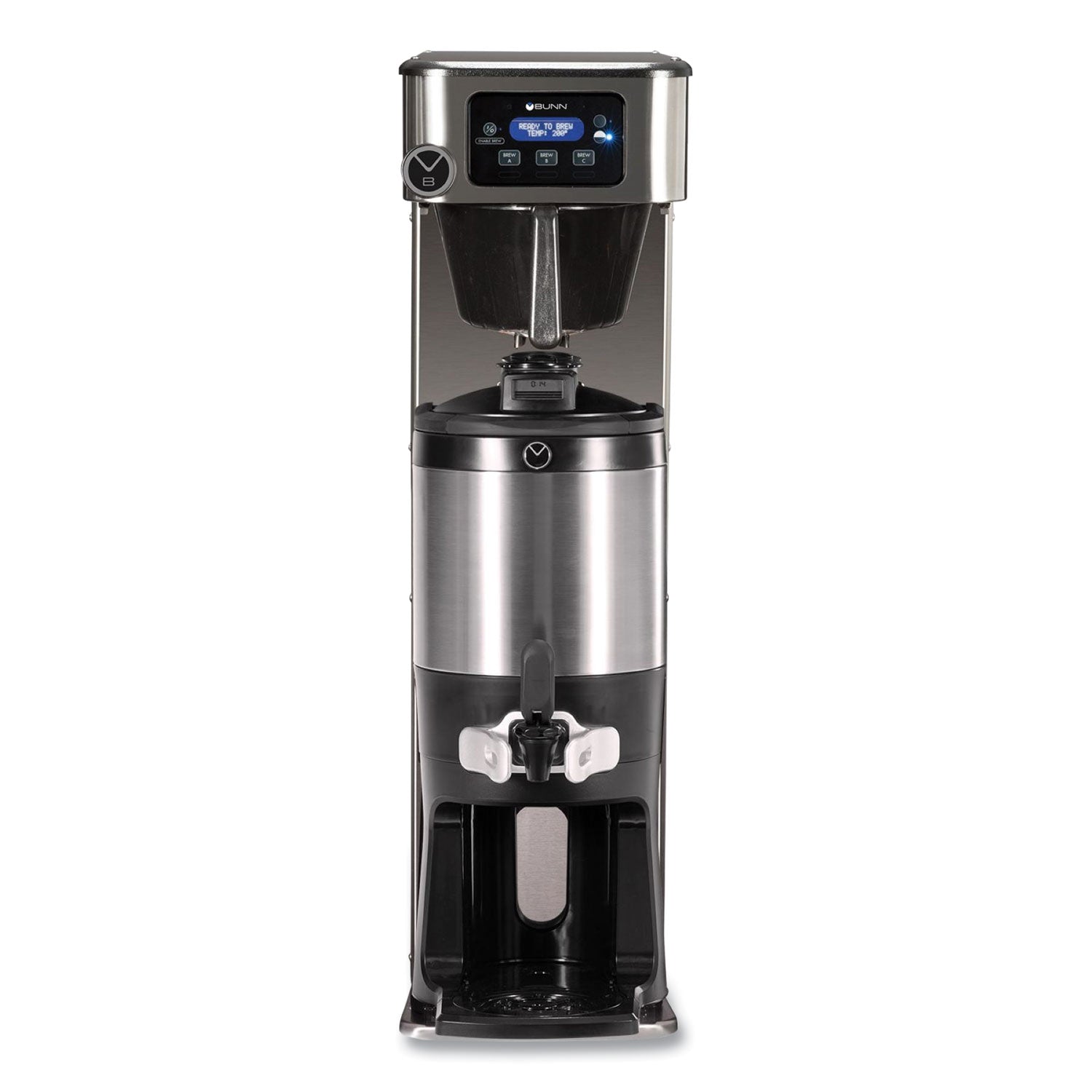 ICB Infusion Series Coffee Brewer, 38 Cups, Silver/Black