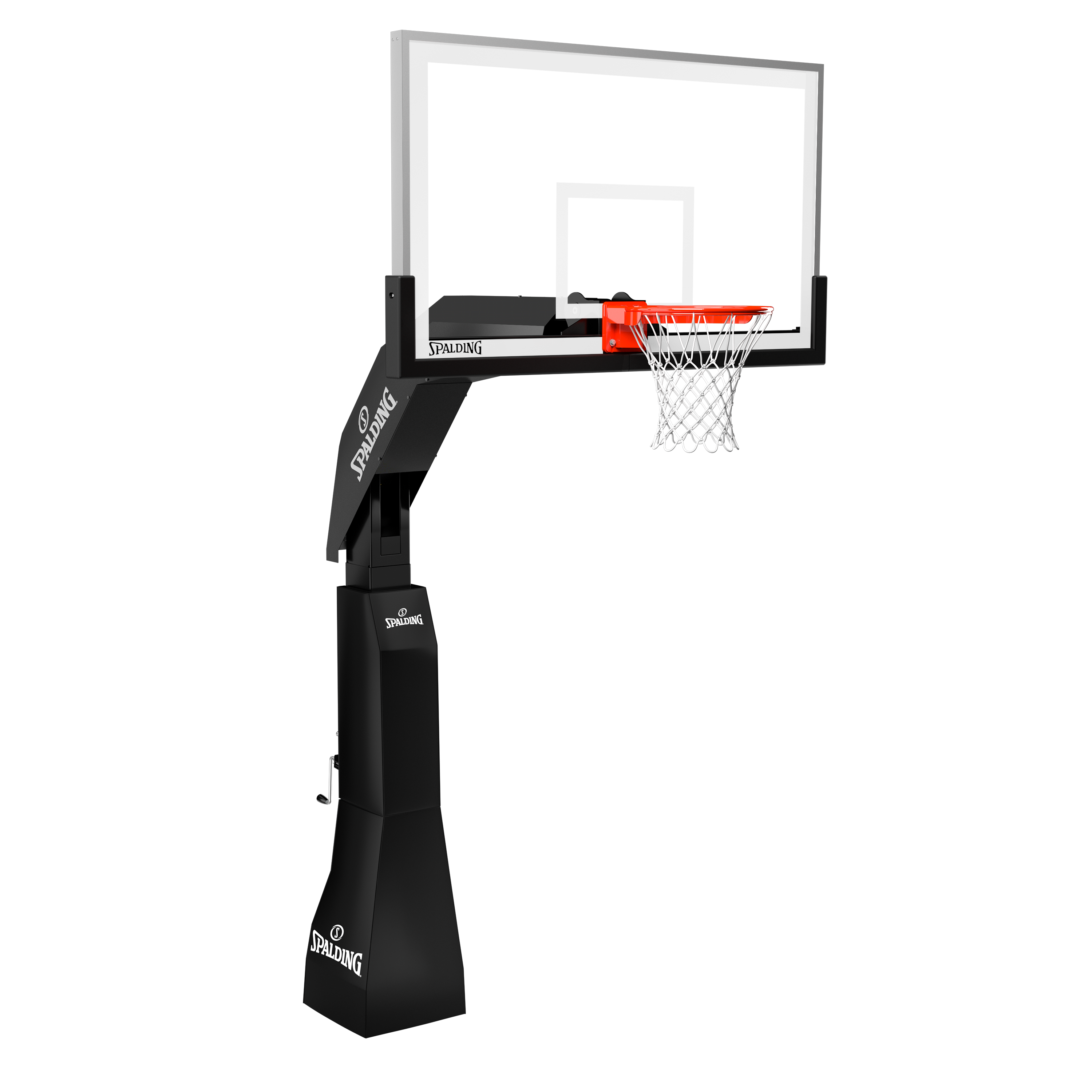Spalding Basketball Ring, In-Ground Systems, 72" Arena Renegade® Inground, 8" Square Steel Pole