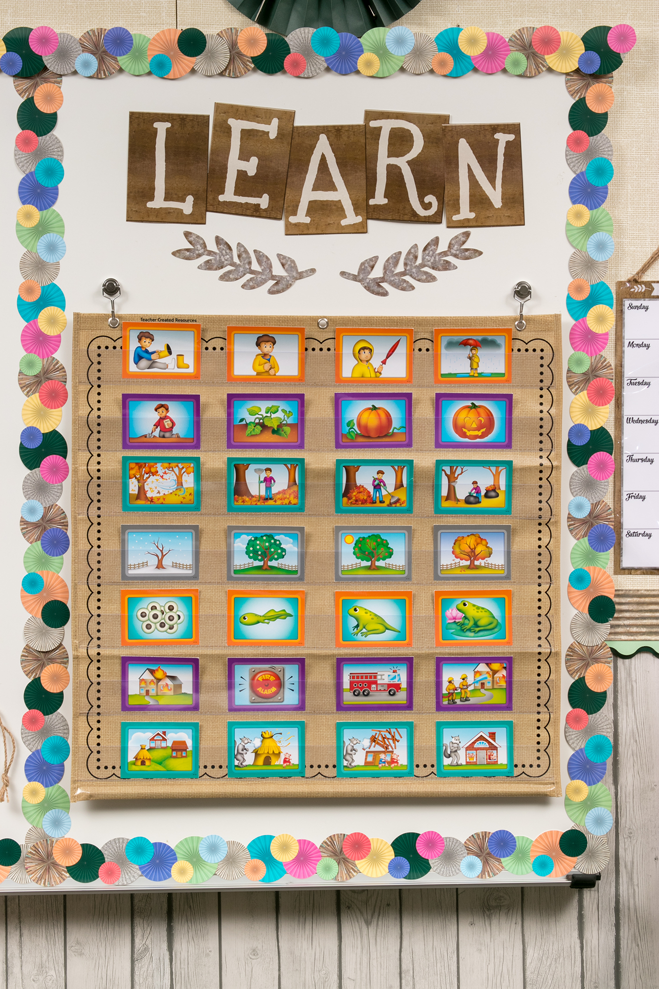Home Sweet Classroom Fans Die-Cut Border Trim