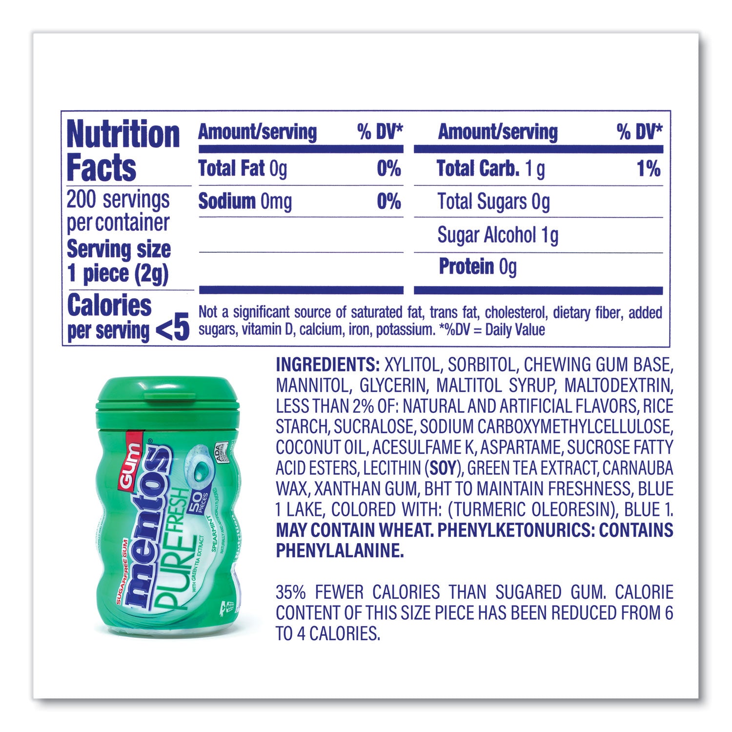 Freshmint, Spearmint - 8 / Carton