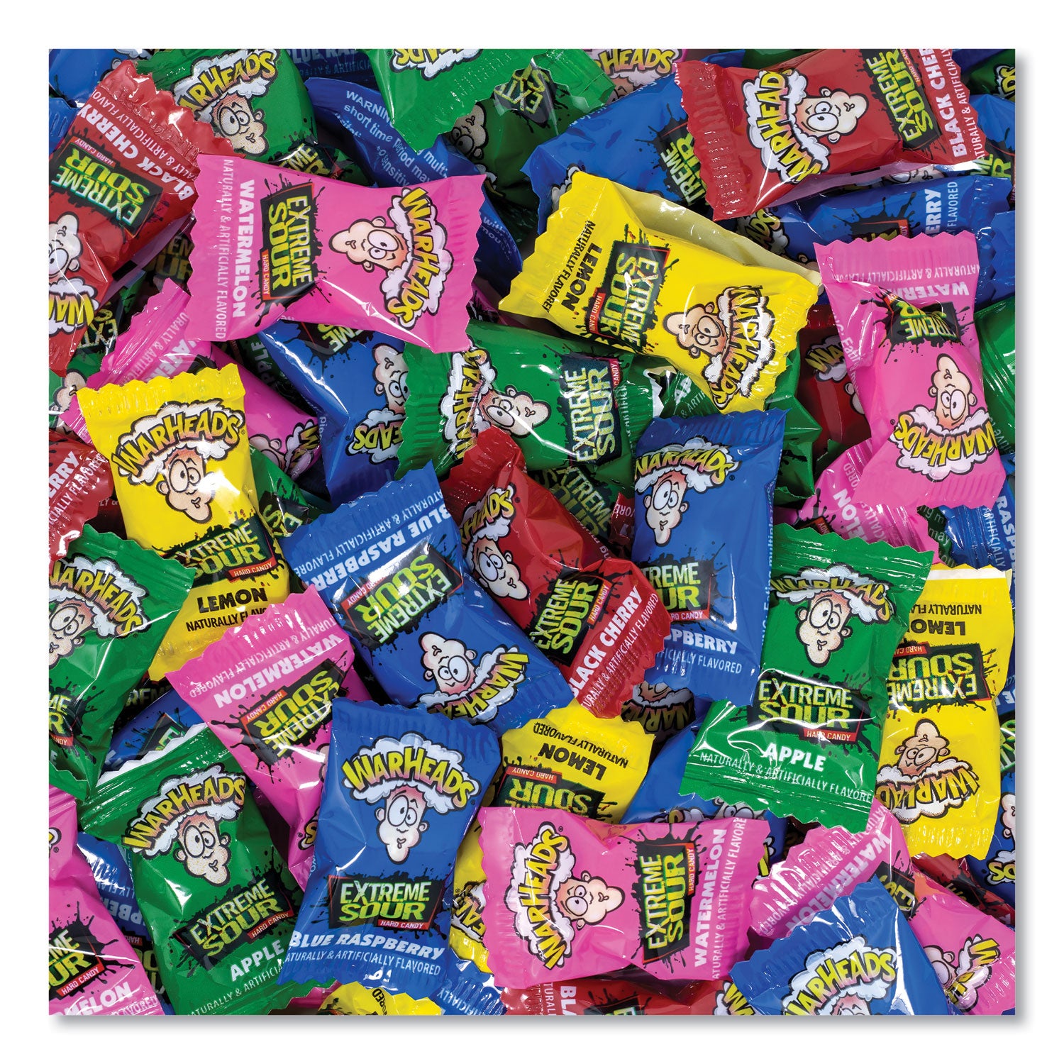 Green Rabbit Sweets Snack Boxes - Fruity, Lemon, Watermelon, Black Cherry, Blue Raspberry, Apple - Individually Wrapped - 240 / Carton