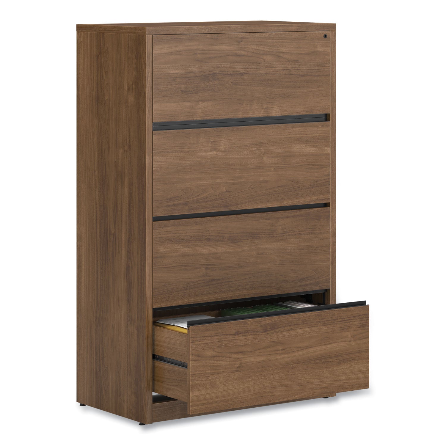 59.1" Height x 36" Width x 20" Depth - Total Drawer(s): 4 - Finish: Pinnacle, Laminate - 1 Each