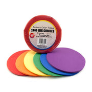 Circles - 4", 480 ct.,Tissue, 8 Assorted Colors