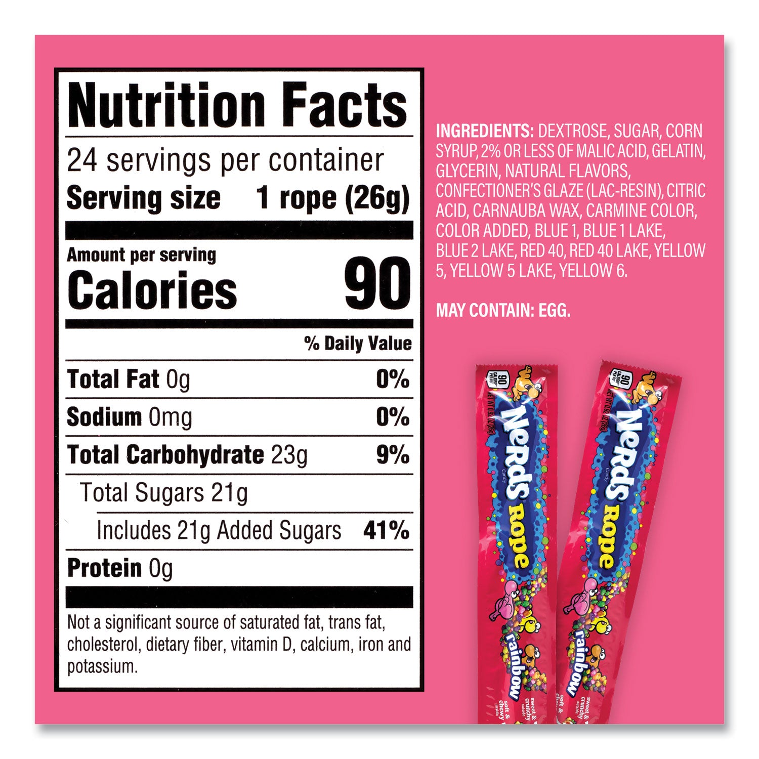Crunch, Fruity - Individually Wrapped, Dairy-free, Nut-free - 0.92 oz - 24 / Carton