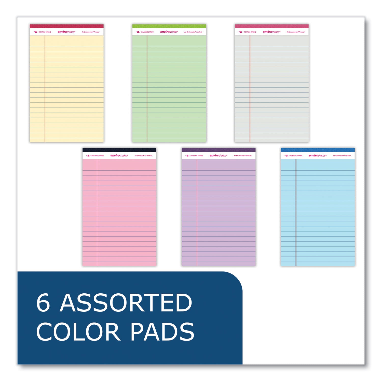 Roaring Spring Enviroshades Jr. Legal Pad