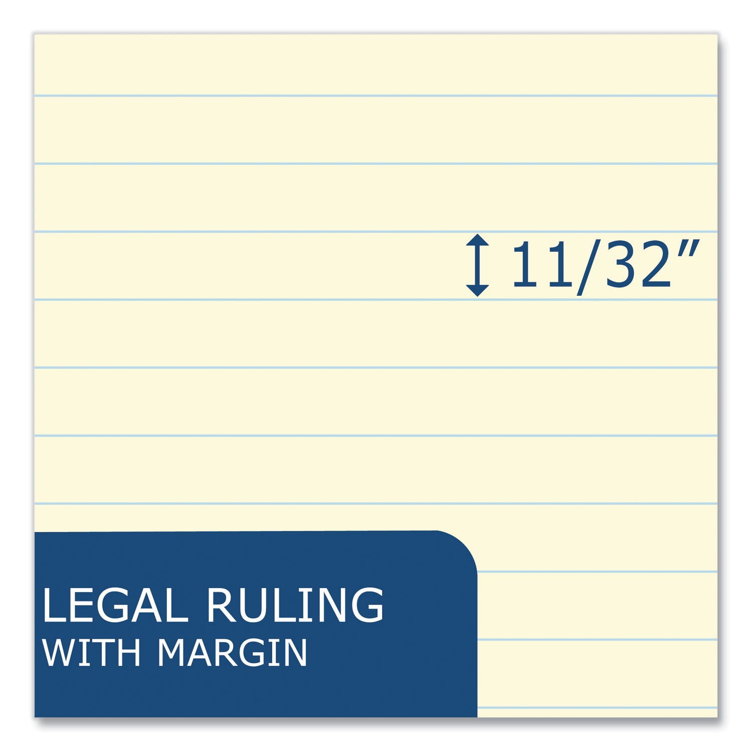 Roaring Spring EnviroShades Legal Pad, 8" x 5", 40 Sheets, 80 Pages, Orchid/Blue/Green/Ivory, Wide Ruled, Double Red Margin, Recycled, 4 Pads per Pack, 1 Carton