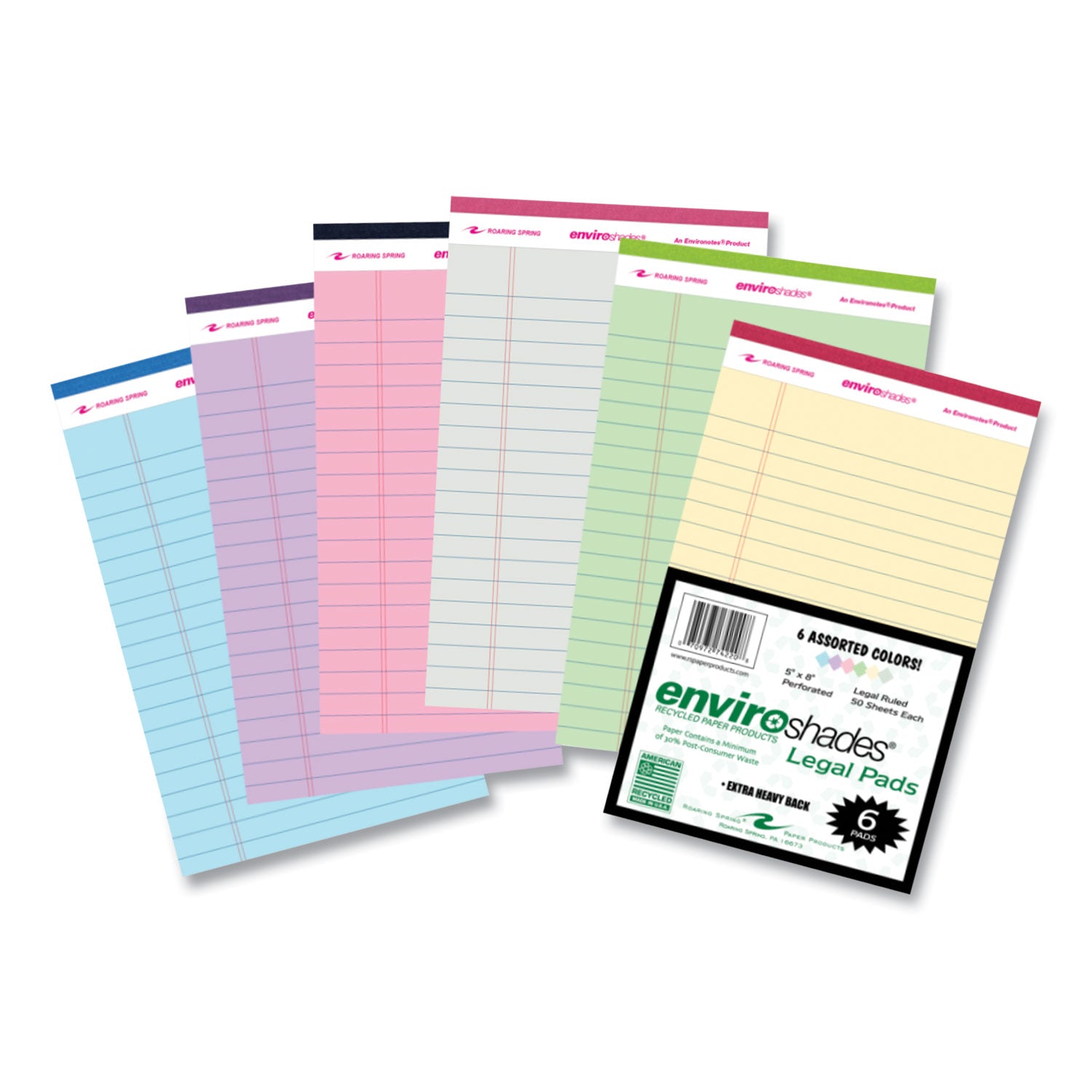 Roaring Spring Enviroshades Jr. Legal Pad