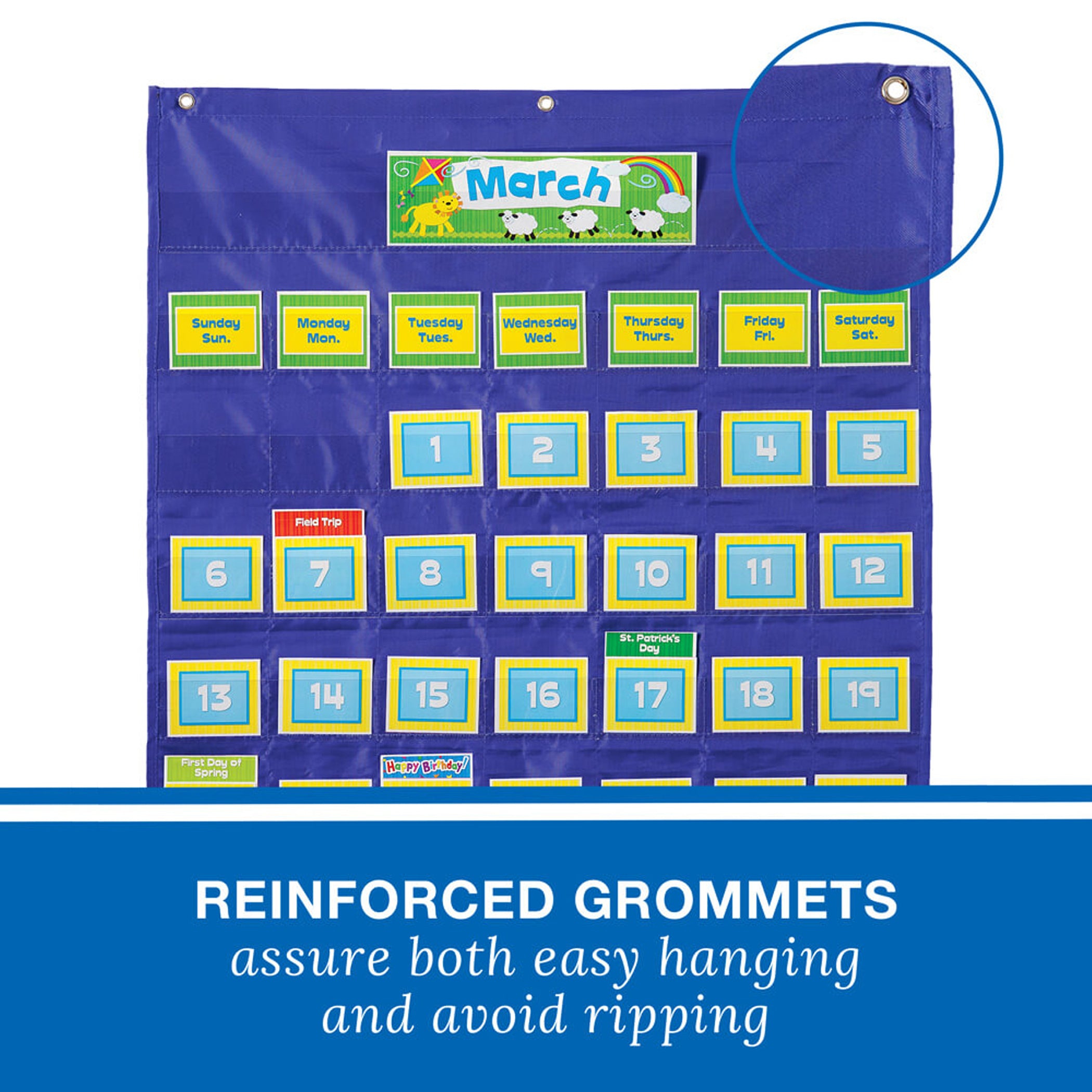 Deluxe Calendar Pocket Chart