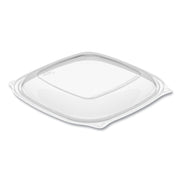 PresentaBowls Pro Clear Square Lids for 24 oz to 32 oz Bowls, 8.5 x 8.5 x 0.5, Clear, Plastic, 63/Bag, 4 Bags/Carton