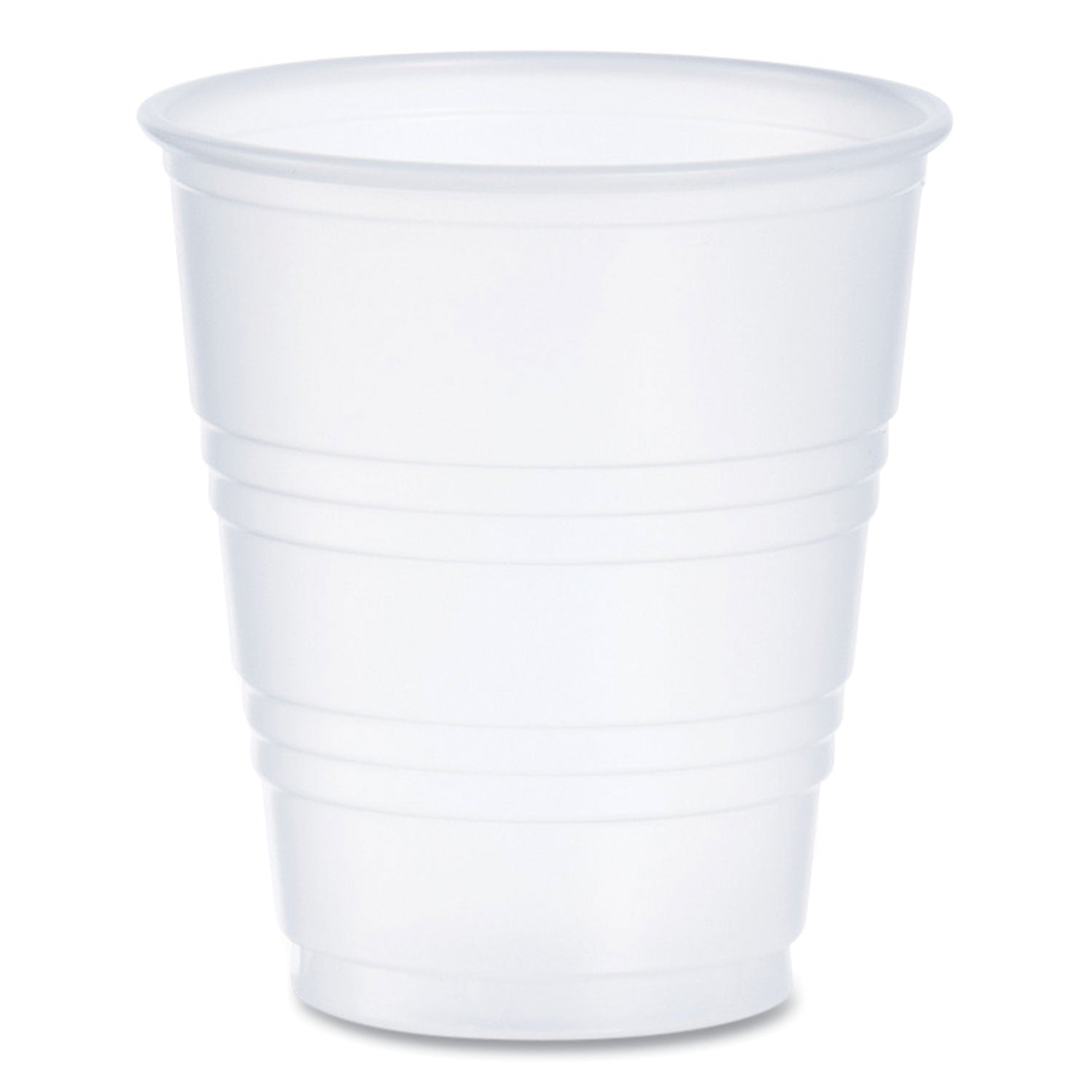 High-Impact Polystyrene Cold Cups, 5 oz, Plastic, Translucent, 100/Pack