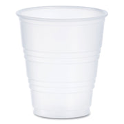 High-Impact Polystyrene Cold Cups, 5 oz, Plastic, Translucent, 100/Pack