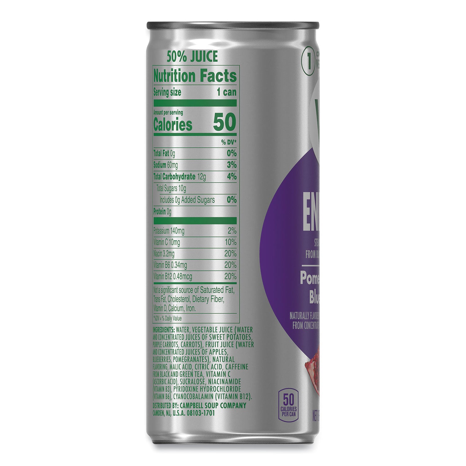 +ENERGY, Pomegranate Blueberry, 8 oz Can, 24/Carton