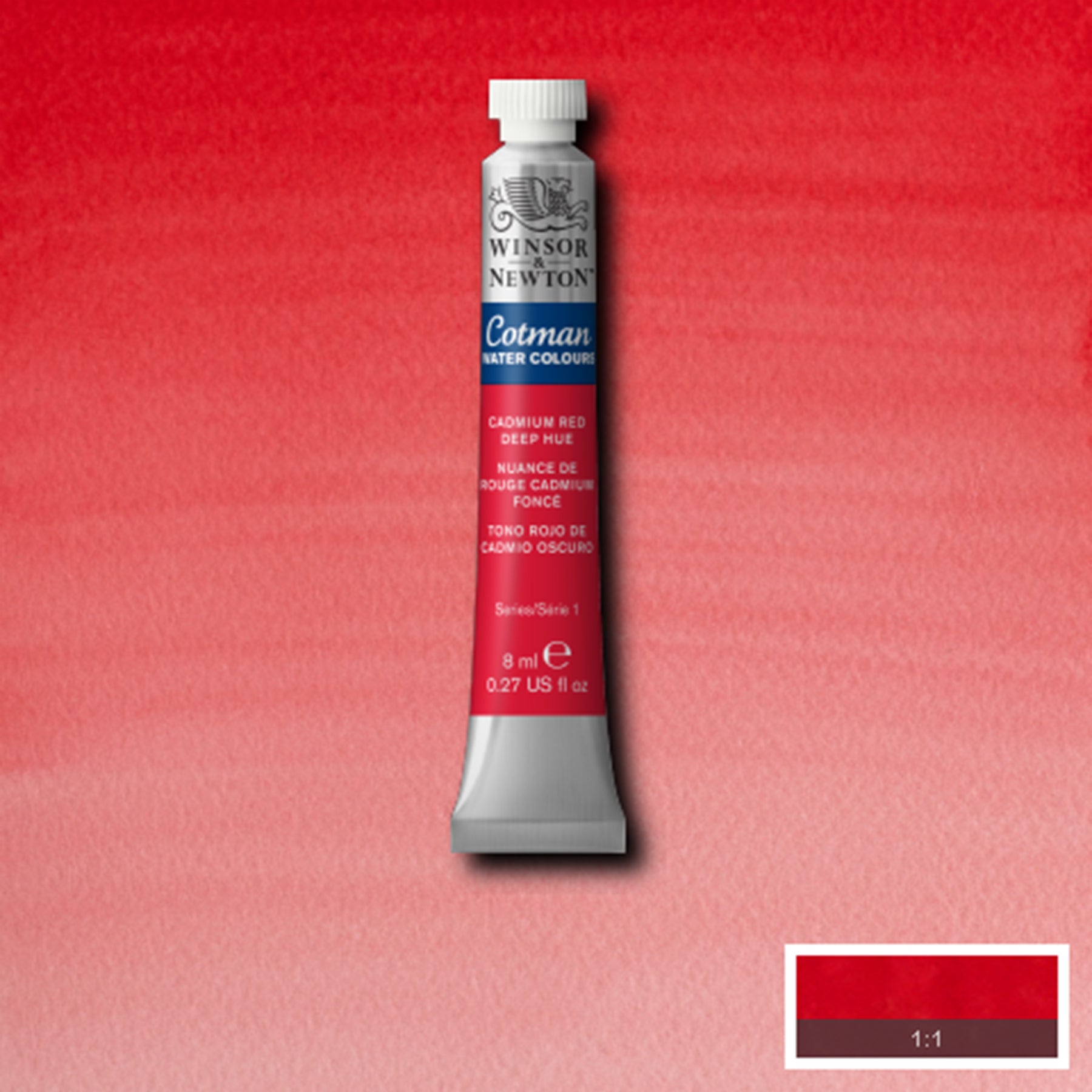 CWC 8ml tube - Cadmium Red Deep Hue