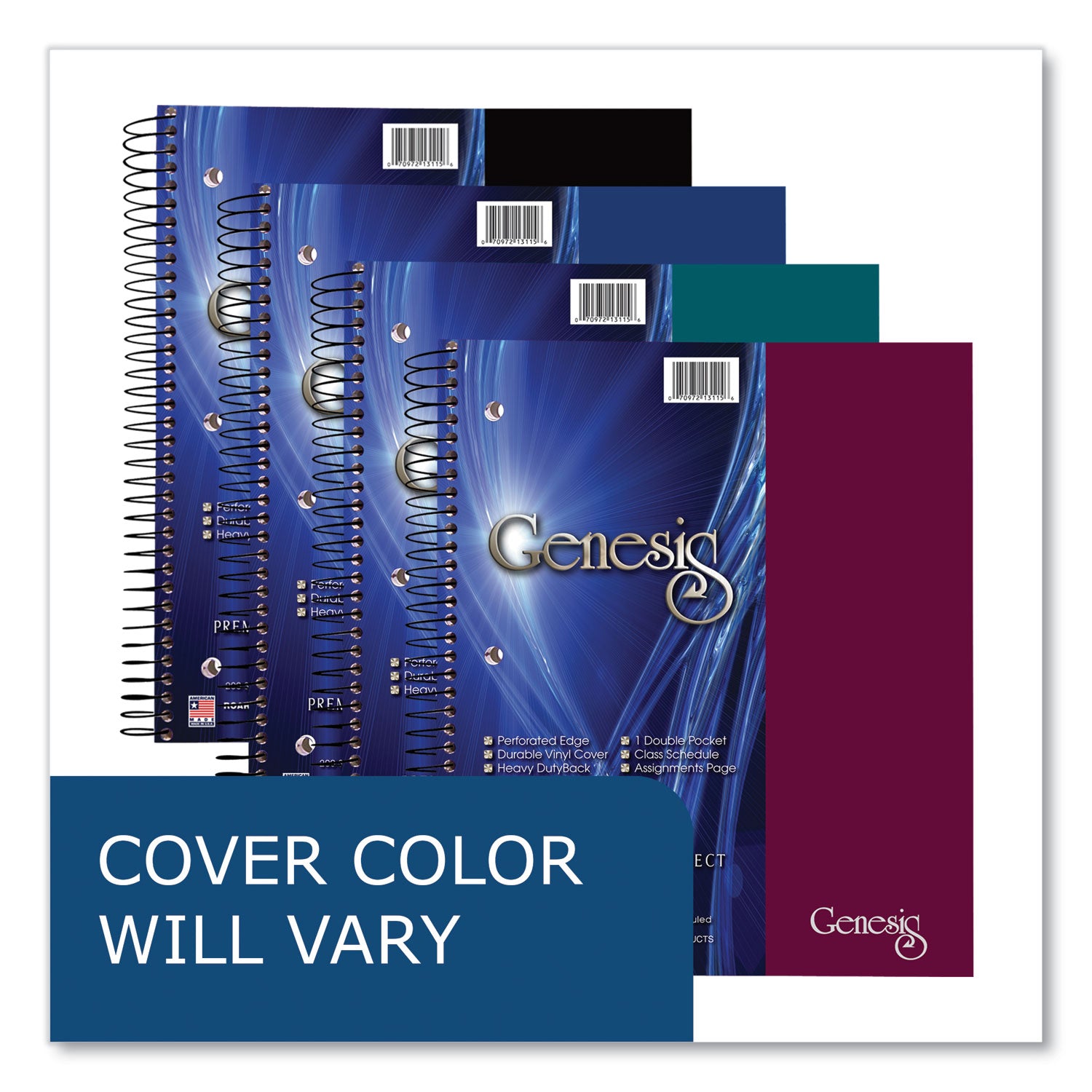 200 Sheets - 400 Pages - Printed - Spiral Bound - Both Side Ruling Surface - Red Margin - 3 Hole(s) - 15 lb Basis Weight - 56 g/m² Grammage - 11" x 9" Sheet Size - 0.75" Height x 9" Width x 11" Length - White Paper - Black Binding - 12 / Carton