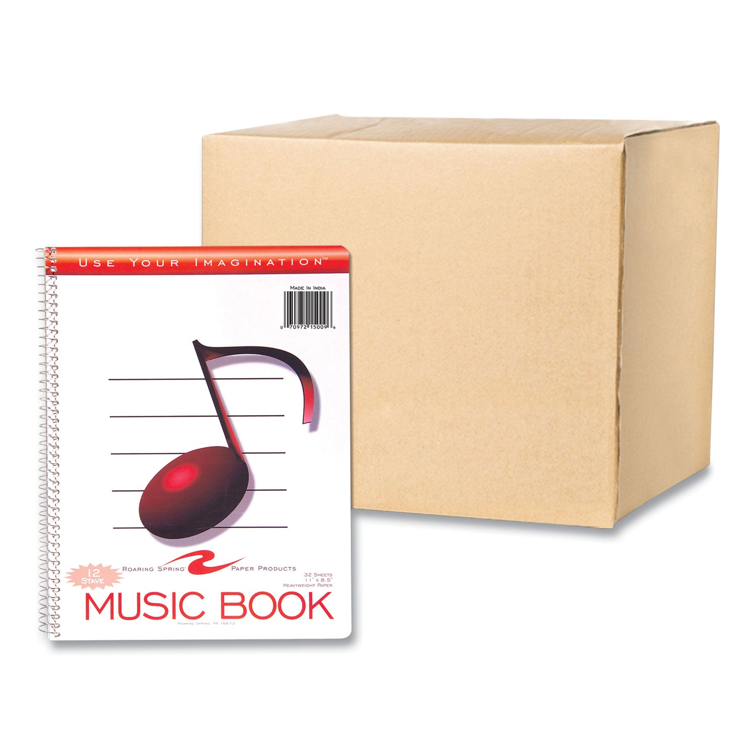 32 Sheets - 64 Pages - Printed - Spiral Bound - Both Side Ruling Surface - 32 lb Basis Weight - 119 g/m² Grammage - 11" x 8 1/2" Sheet Size - 0.30" Height x 8.5" Width x 11" Length - White Paper - Board Cover - 24 / Carton