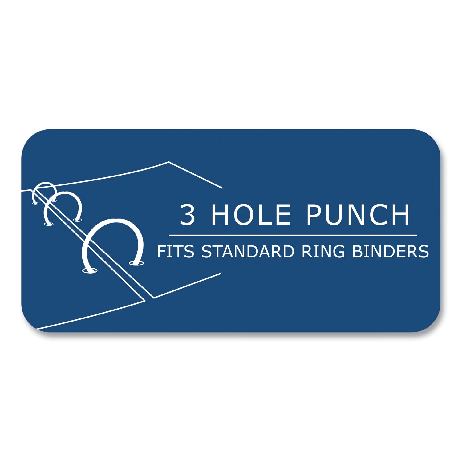 Loose Leaf Paper, 8 x 10.5, 3-Hole Punched, Wide Rule, White, 150 Sheets/Pack, 24 Packs/Carton