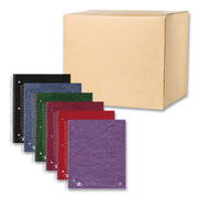200 Sheets - 400 Pages - Printed - Spiral Bound - Both Side Ruling Surface - Red Margin - 3 Hole(s) - 15 lb Basis Weight - 56 g/m² Grammage - 11" x 9" Sheet Size - 0.75" Height x 9" Width x 11" Length - White Paper - 1 Carton