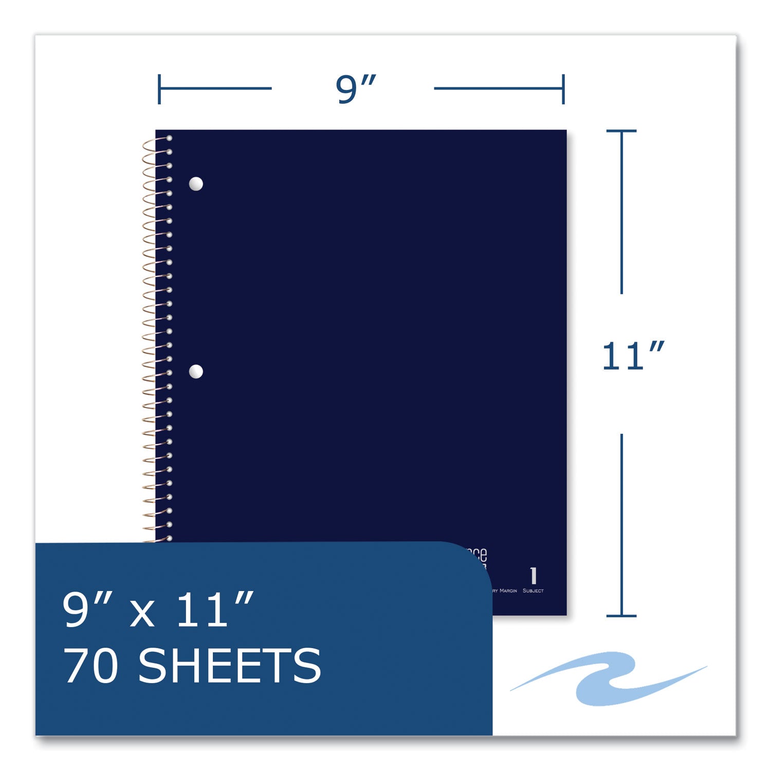 Roaring Spring WB Notebook 11" x 9" Law Ruled