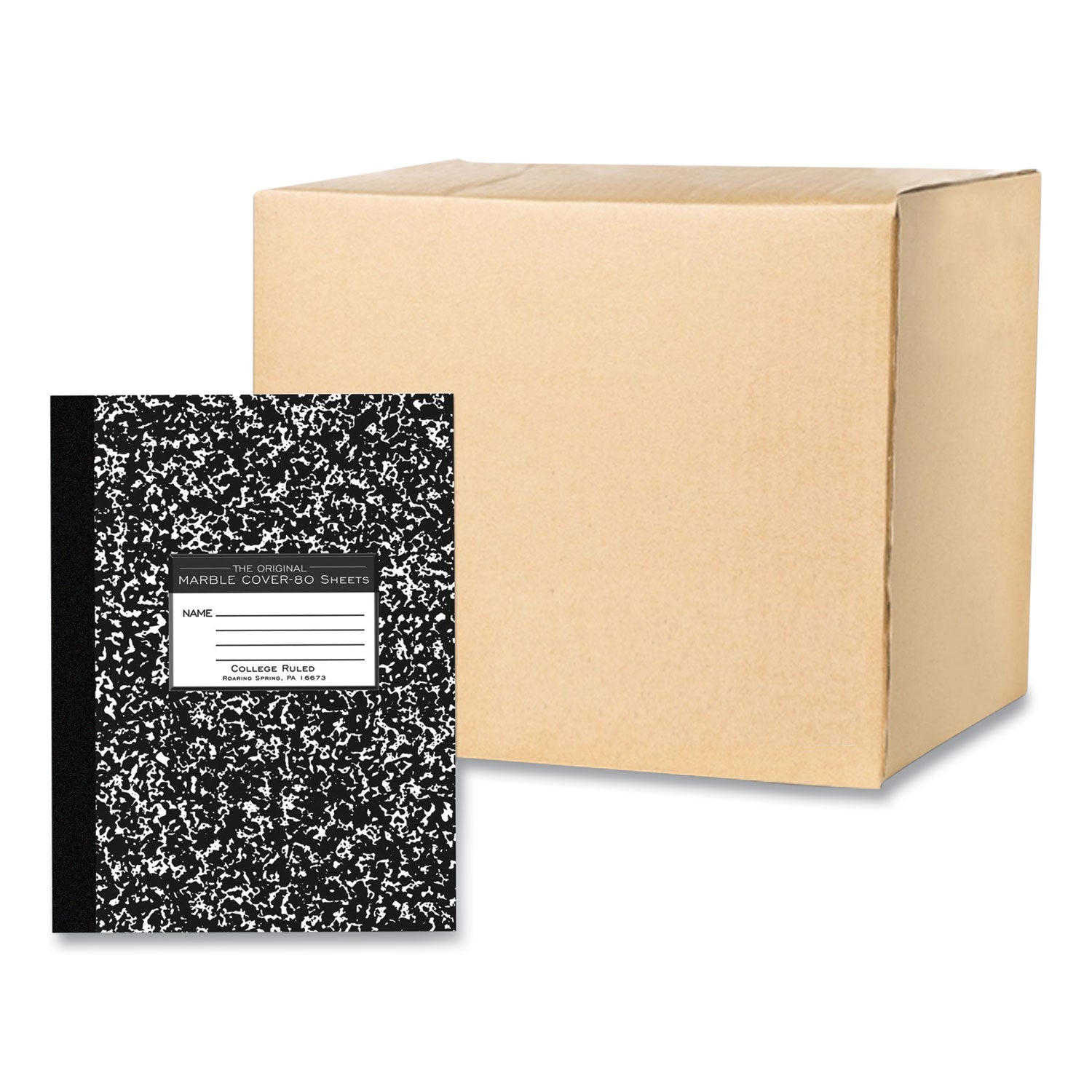 80 Sheets - 160 Pages - Printed - Sewn/Tapebound - Both Side Ruling Surface - Red Margin - 15 lb Basis Weight - 56 g/m² Grammage - 10 1/4" x 7 7/8" Sheet Size - 0.50" Height x 7.9" Width x 10.3" Length - White Paper - Black Binding - 1 Carton