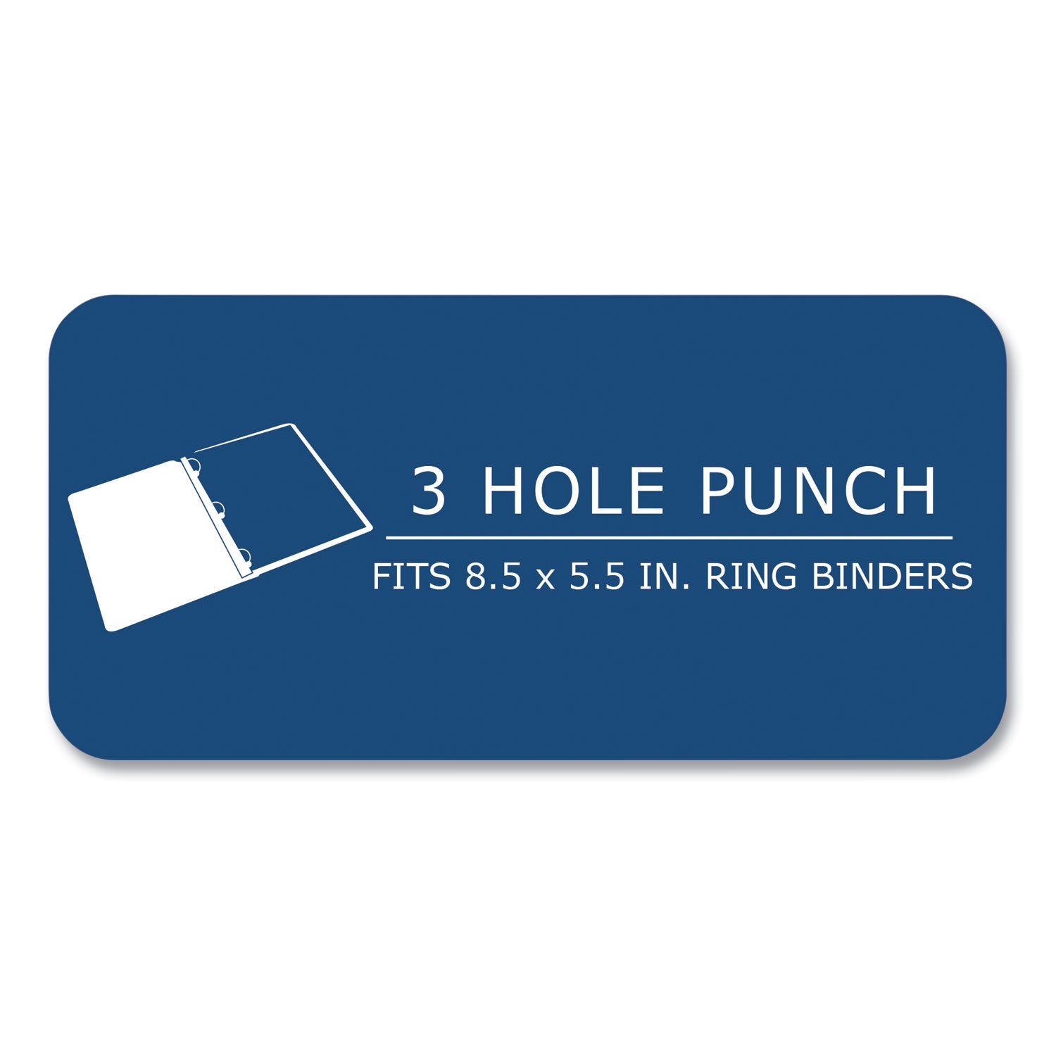 100 Sheets - 200 Pages - Printed - Ring - Both Side Ruling Surface - Red Margin - 3 Hole(s) - 15 lb Basis Weight - 56 g/m² Grammage - 8 1/2" x 5 1/2" Sheet Size - 0.33" Height x 5.5" Width x 8.5" Length - White Paper - 1 Carton