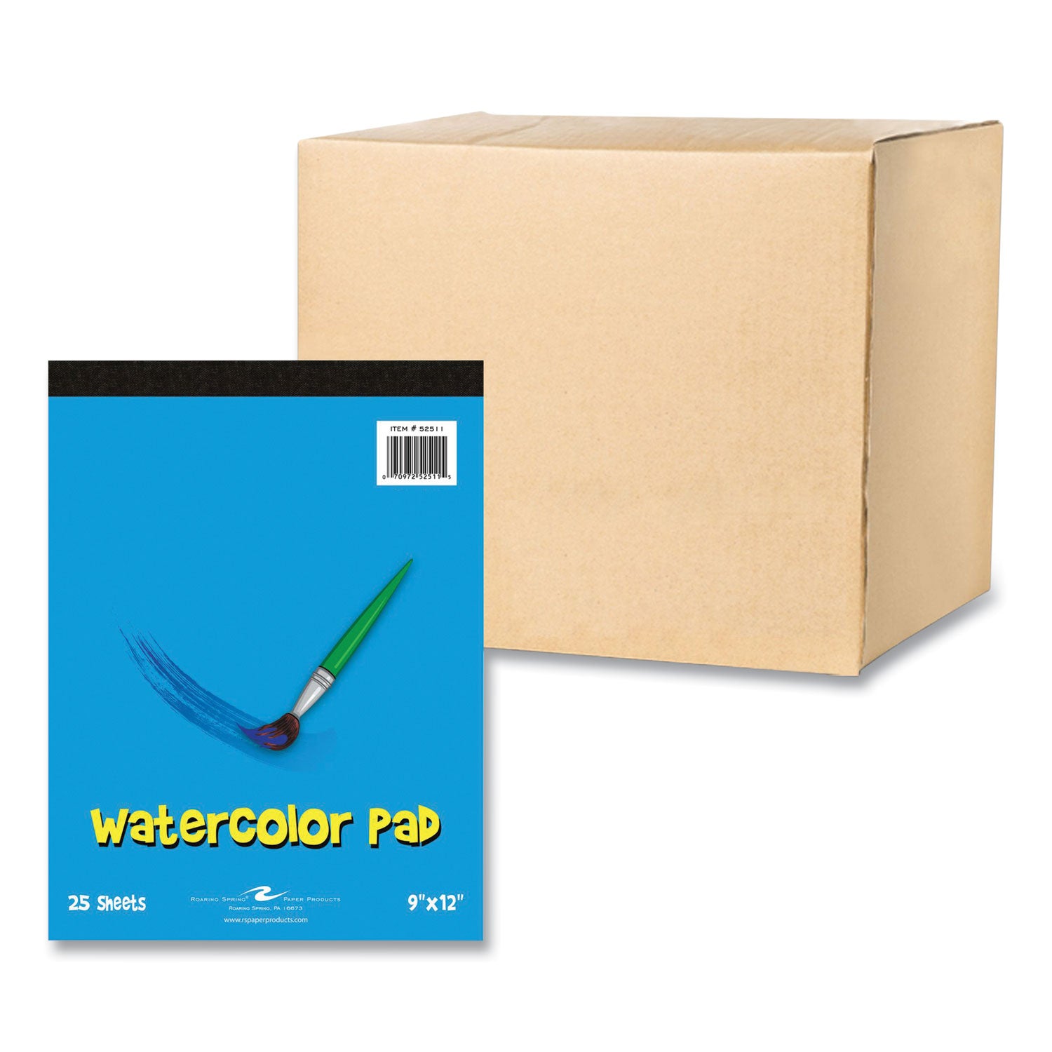 25 Sheets - 50 Pages - Plain - Glued/Tapebound - Plain Front Ruling - 40 lb Basis Weight - 150 g/m² Grammage - 9" x 12" Sheet Size - 0.25" Height x 9" Width x 12" Length - Black Binding - Blue Kids Board, White Cover - Printed - 1 Carton