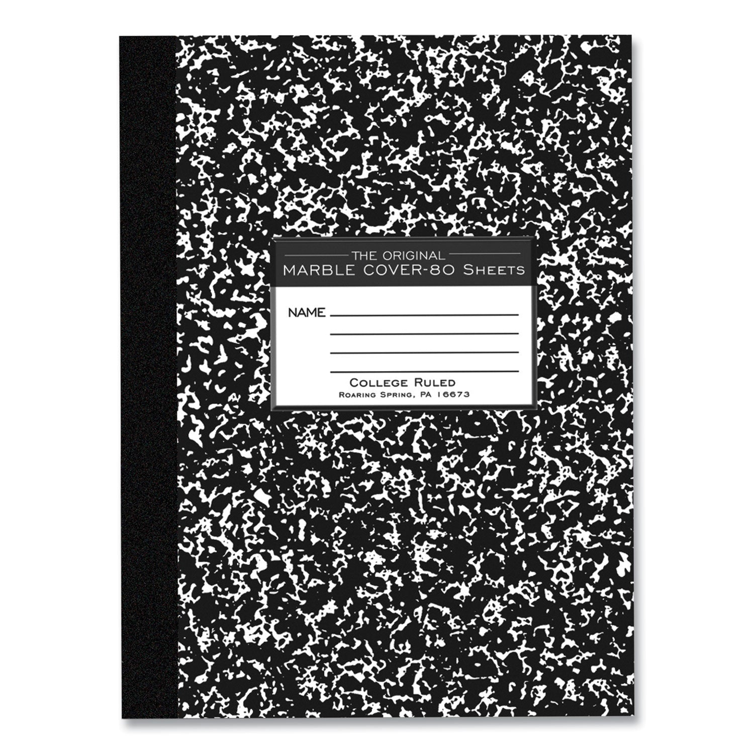 80 Sheets - 160 Pages - Printed - Sewn/Tapebound - Both Side Ruling Surface - Red Margin - 15 lb Basis Weight - 56 g/m² Grammage - 10 1/4" x 7 7/8" Sheet Size - 0.50" Height x 7.9" Width x 10.3" Length - White Paper - Black Binding - 1 Carton