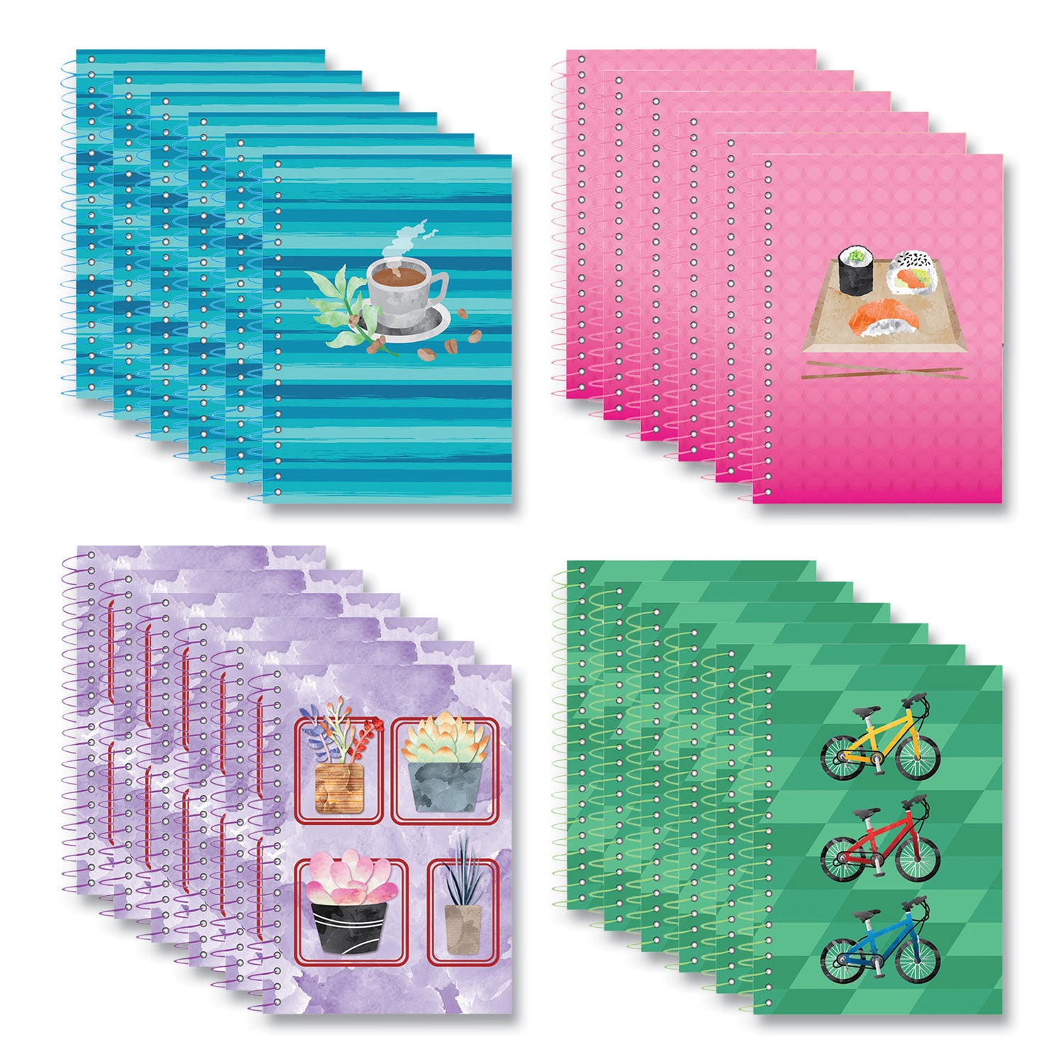 Roaring Spring Lifenotes College Ruled Recycled Memo Spiral Notebook