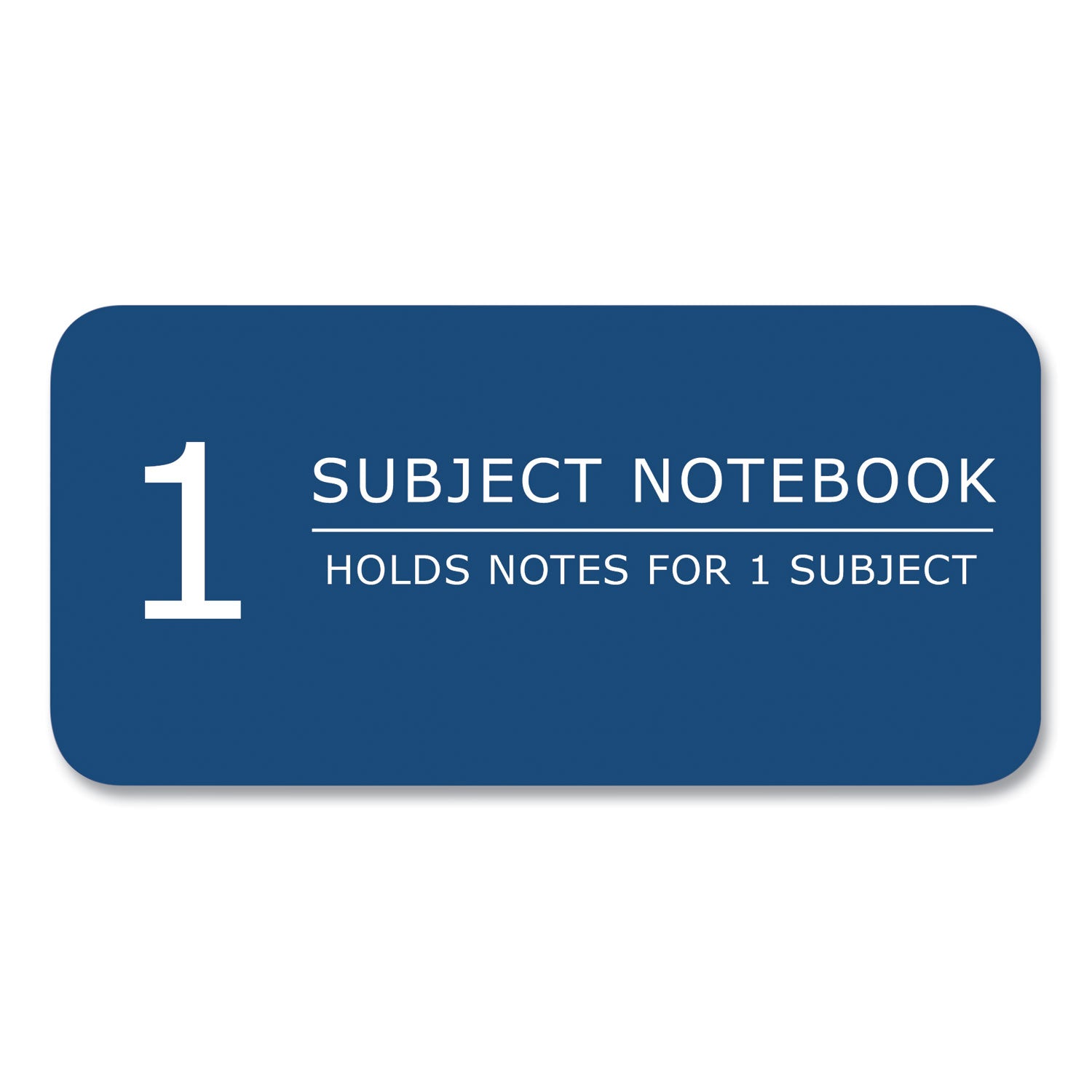 Roaring Spring Wide Ruled One Subject Spiral Notebook